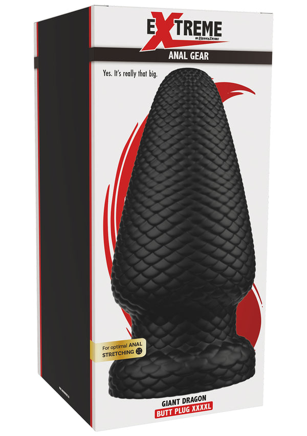 Bestel: Giant Dragon Butt Plug PVC XXXL by Hidden Desire Extreme - bij Happytoys: de erotische sex webshop | liever Happy dan Easy ⭐⭐⭐⭐⭐
