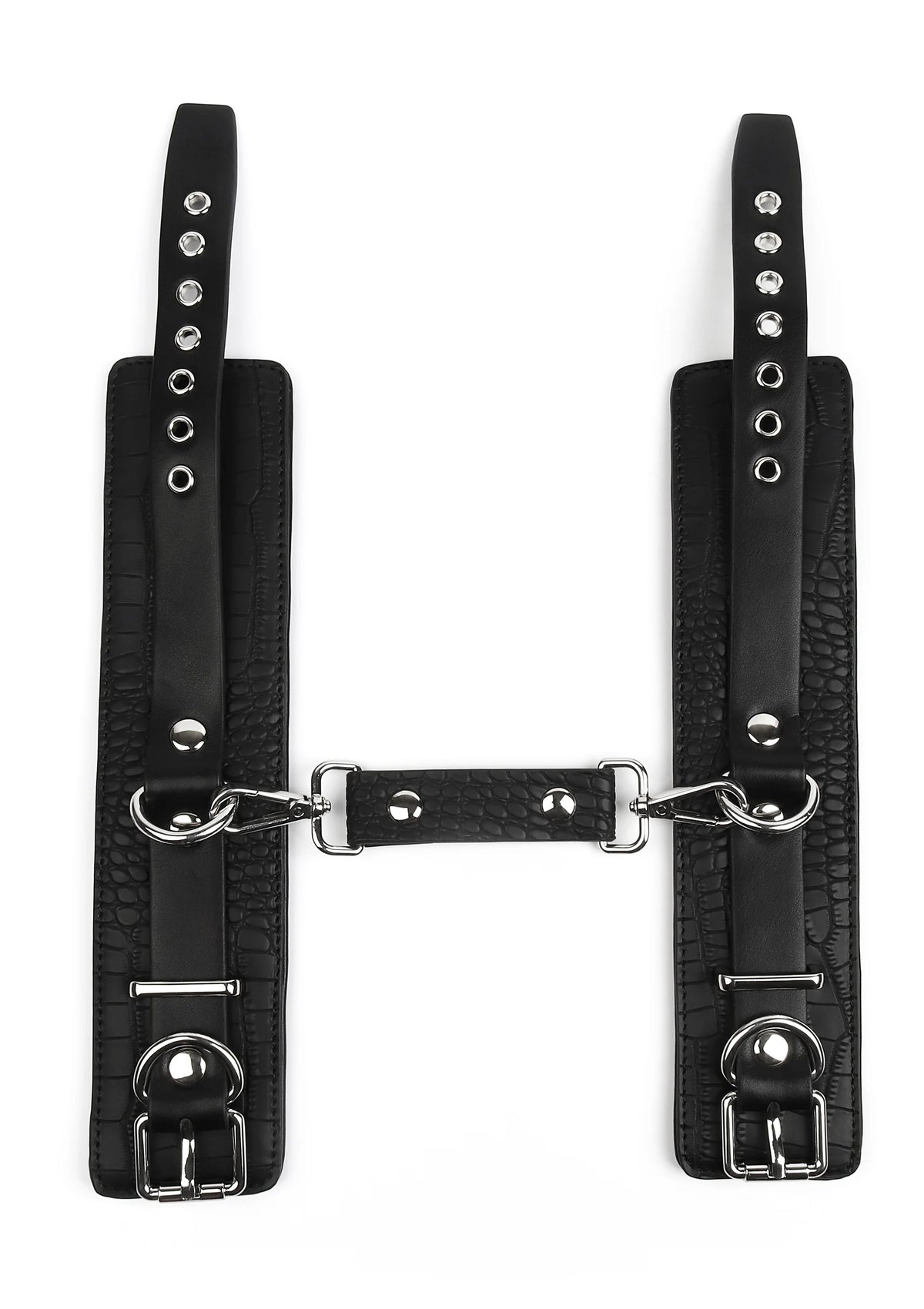 Bestel: Croc - Embossed Wrist Cuffs by Avanza Feros - bij Happytoys: de erotische sex webshop | liever Happy dan Easy ⭐⭐⭐⭐⭐