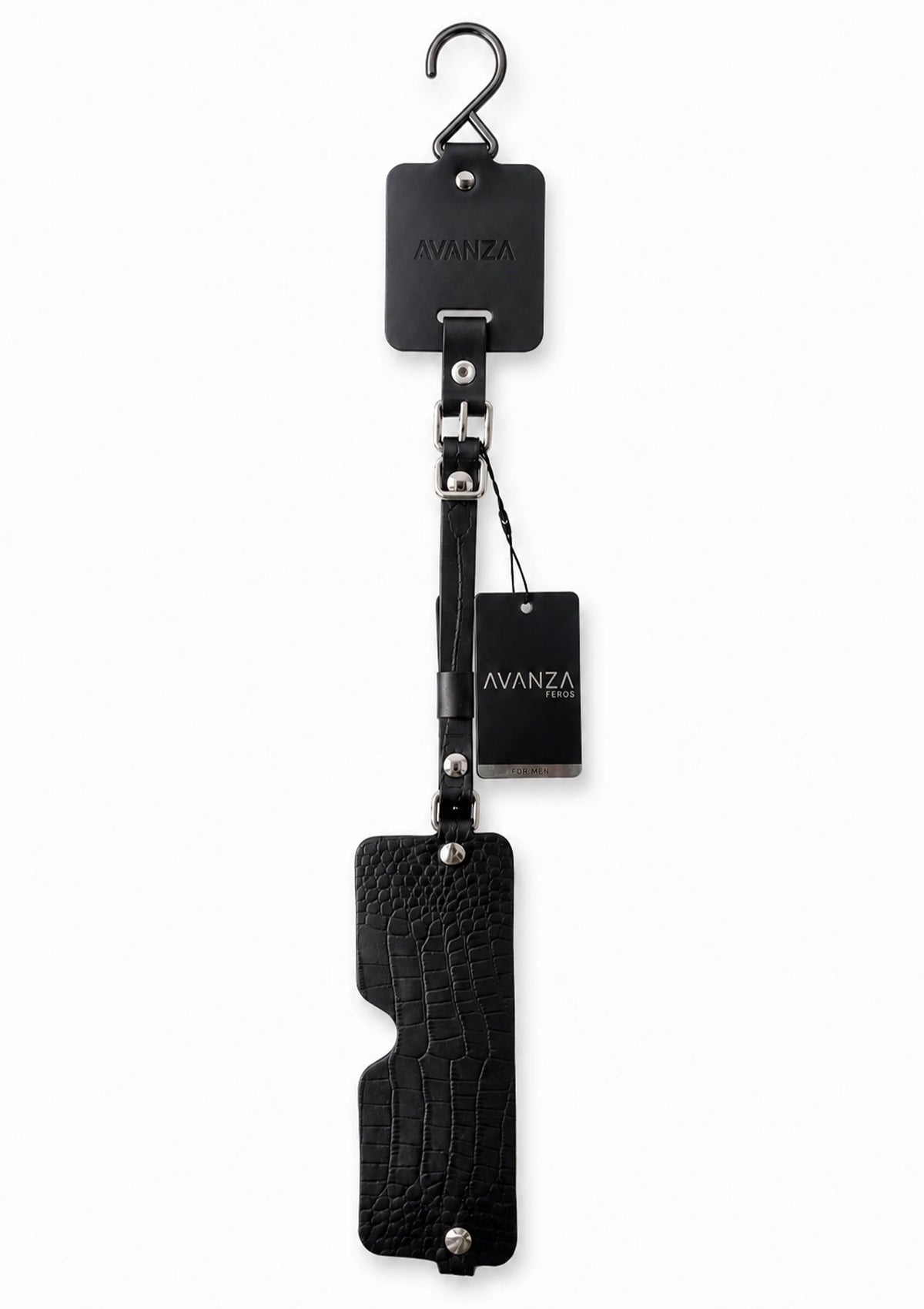 Bestel: Croc - Embossed Blindfold by Feros Avanza - bij Happytoys: de erotische sex webshop | liever Happy dan Easy ⭐⭐⭐⭐⭐