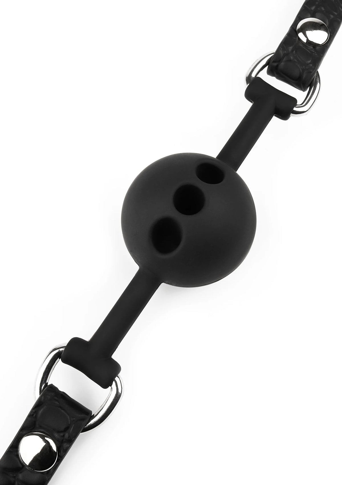Bestel: Croc - Embossed Ball Gag by Feros Avanza - bij Happytoys: de erotische sex webshop | liever Happy dan Easy ⭐⭐⭐⭐⭐