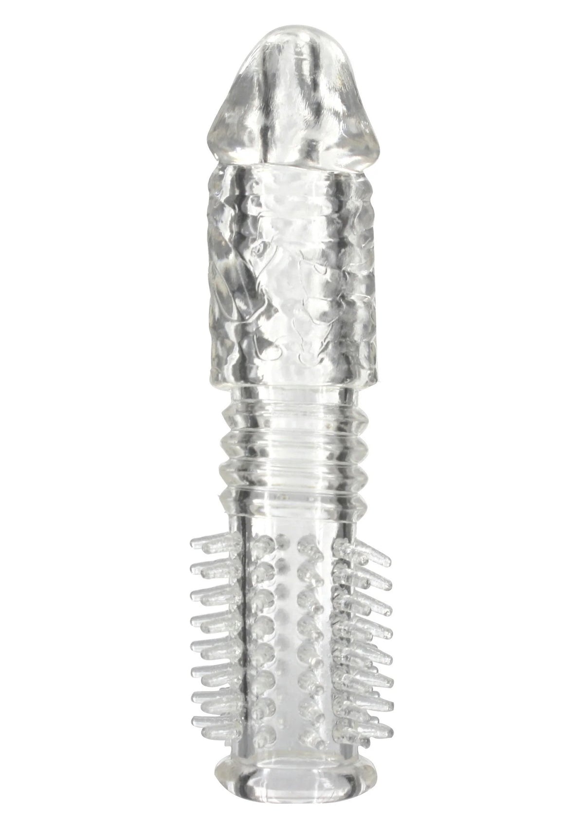Bestel: Penis Silicone Sleeve by Seven Creations - bij Happytoys: de erotische sex webshop | liever Happy dan Easy ⭐⭐⭐⭐⭐ - Default Title - 25053 - CLEAR