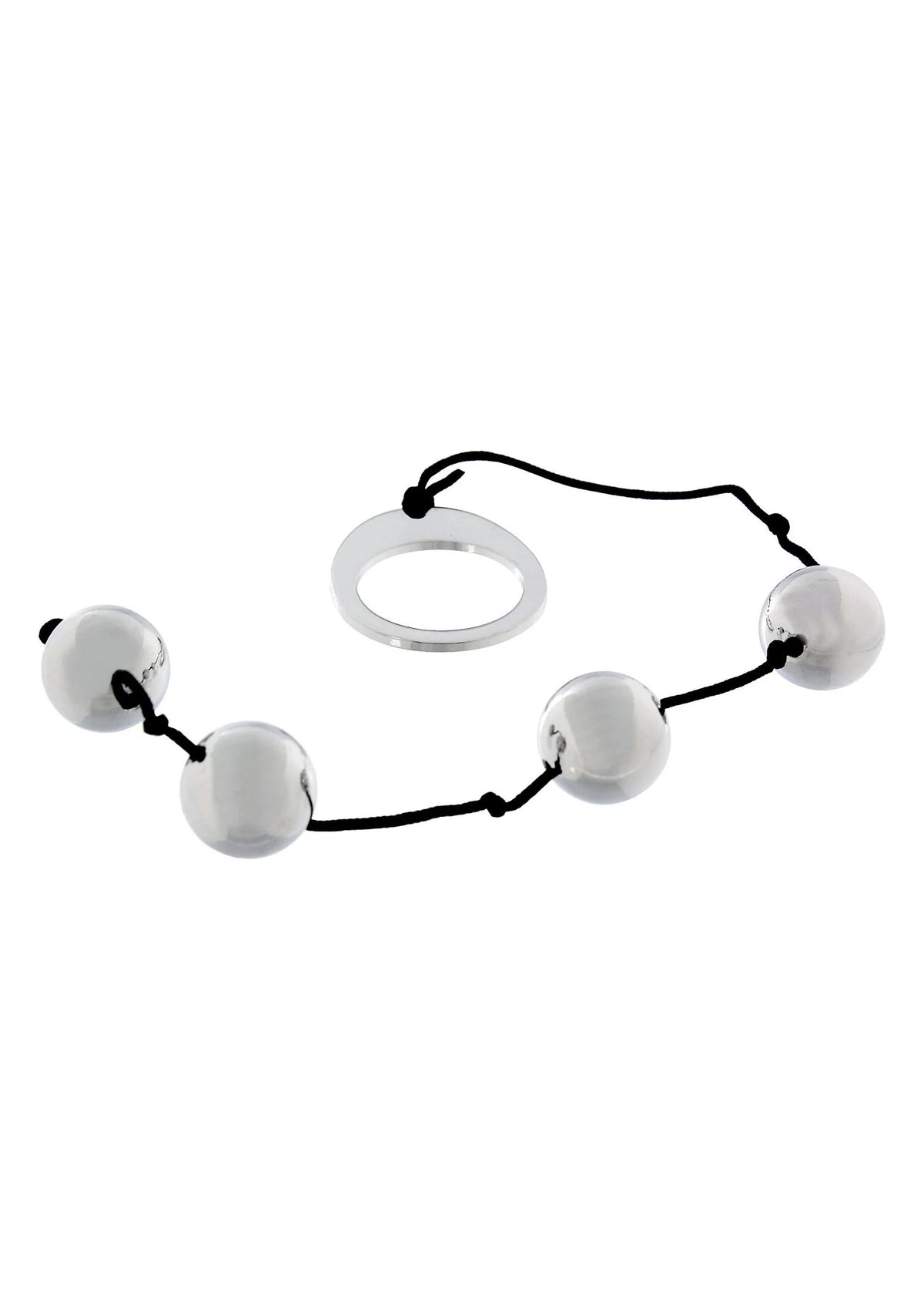 Bestel: Heavy Metal Analbeads by Seven Creations - bij Happytoys: de erotische sex webshop | liever Happy dan Easy ⭐⭐⭐⭐⭐ - Default Title - 25067 - SILVER