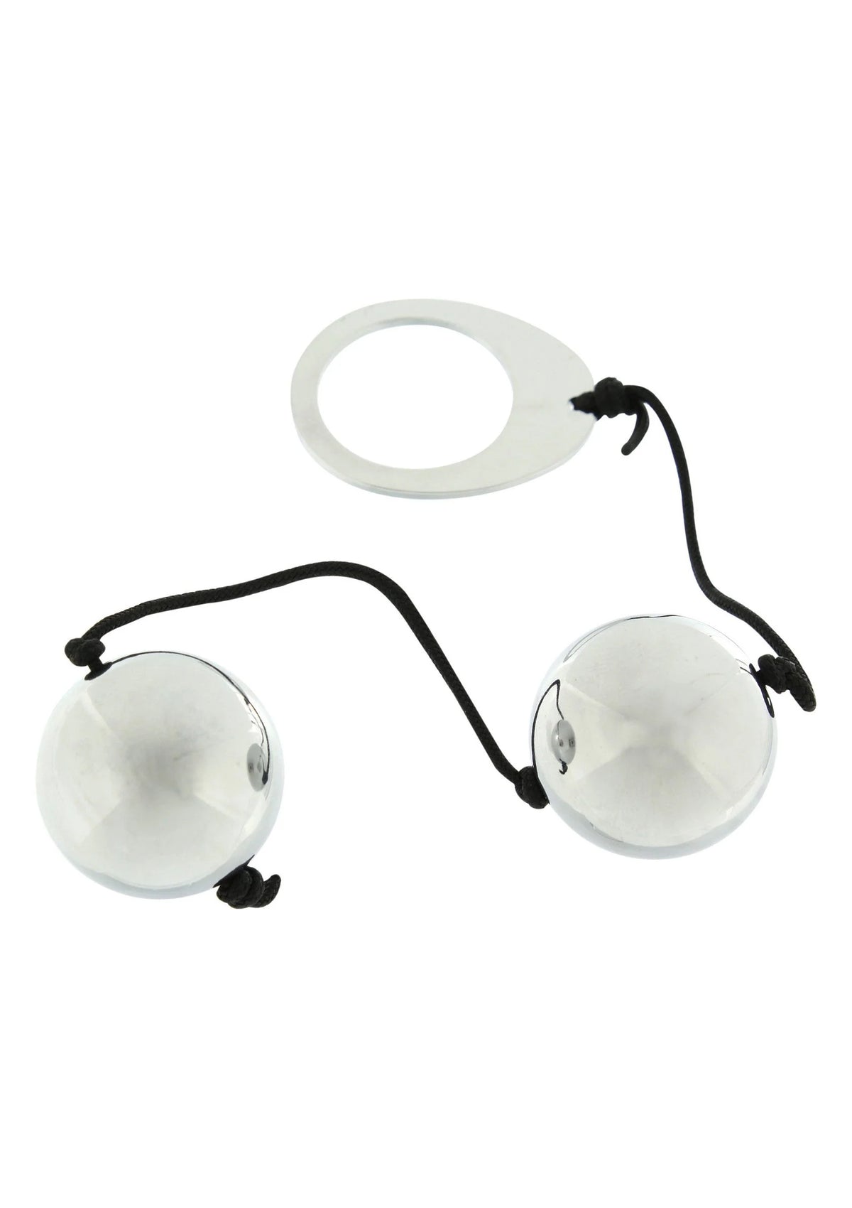 Bestel: Heavy Duo Spheres Vaginal Balls by Seven Creations - bij Happytoys: de erotische sex webshop | liever Happy dan Easy ⭐⭐⭐⭐⭐ - Default Title - 25117 - SILVER
