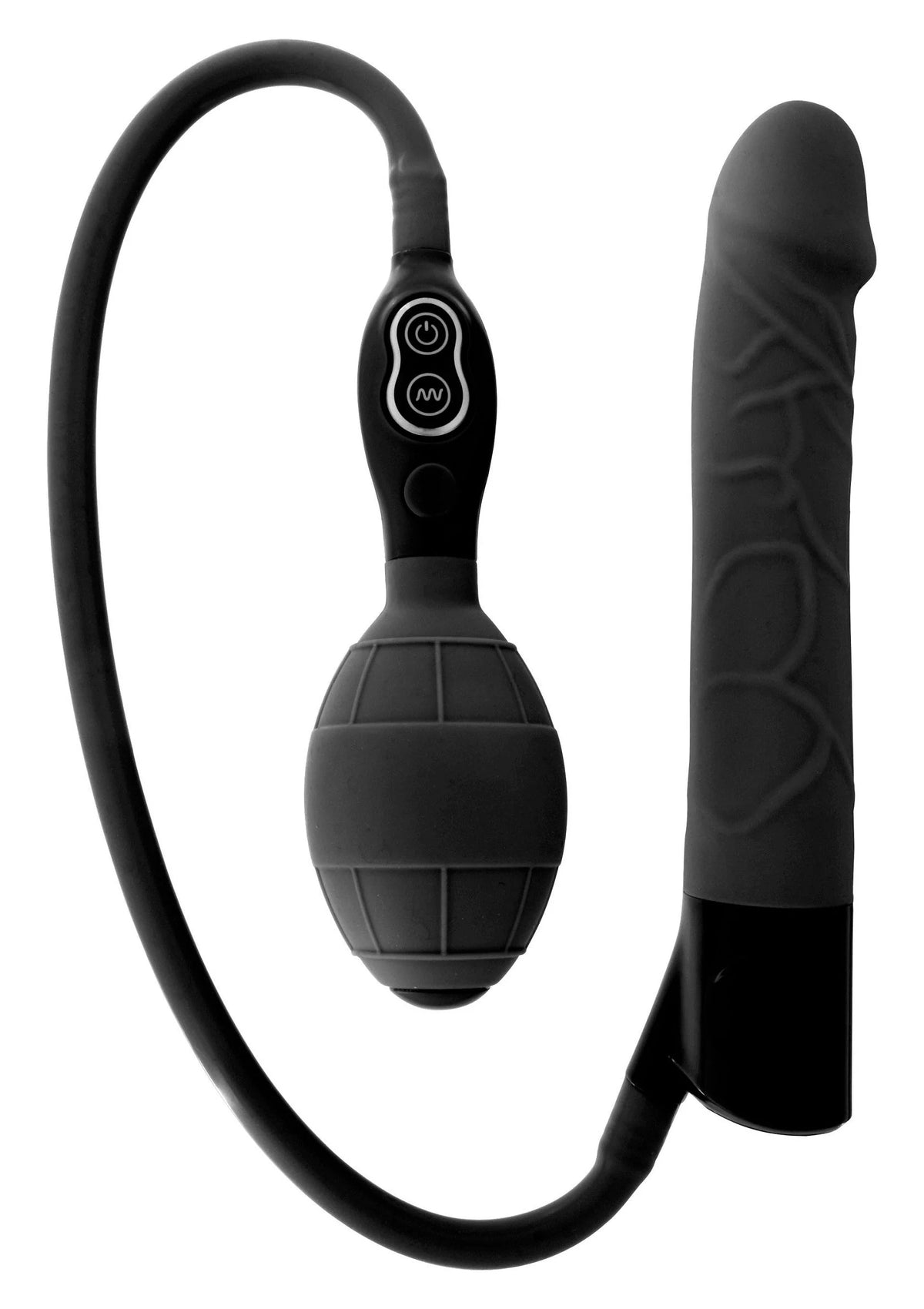 Bestel: Inflatable Vibrator by Seven Creations - bij Happytoys: de erotische sex webshop | liever Happy dan Easy ⭐⭐⭐⭐⭐ - Default Title - 25274 - BLACK