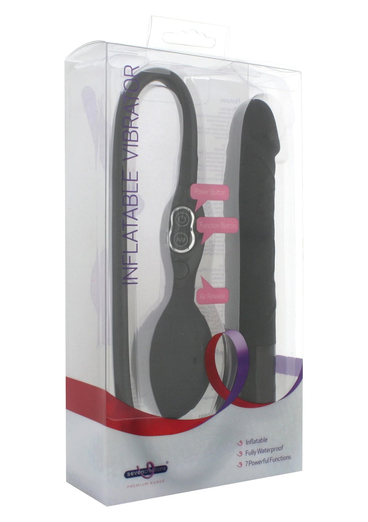Bestel: Inflatable Vibrator by Seven Creations - bij Happytoys: de erotische sex webshop | liever Happy dan Easy ⭐⭐⭐⭐⭐