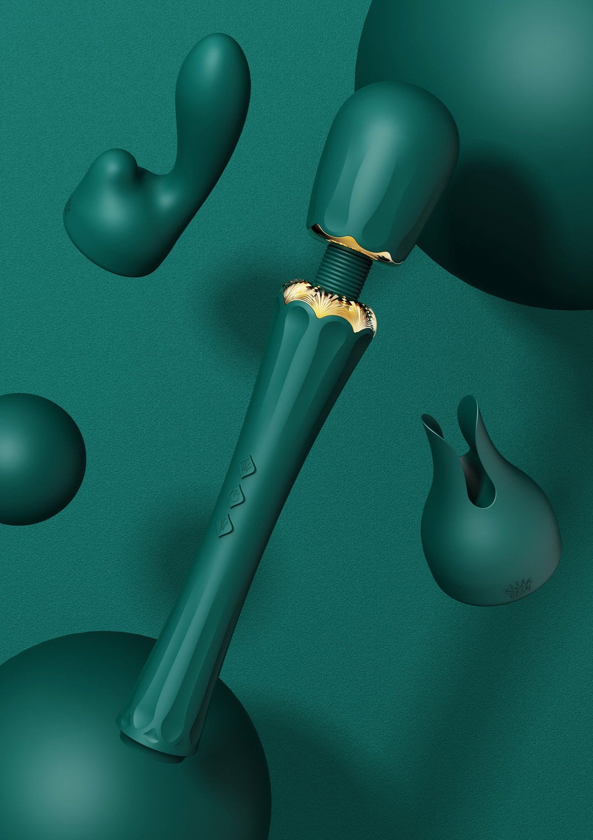 Bestel: Kyro Wand Vibrator by Zalo - bij Happytoys: de erotische sex webshop | liever Happy dan Easy ⭐⭐⭐⭐⭐