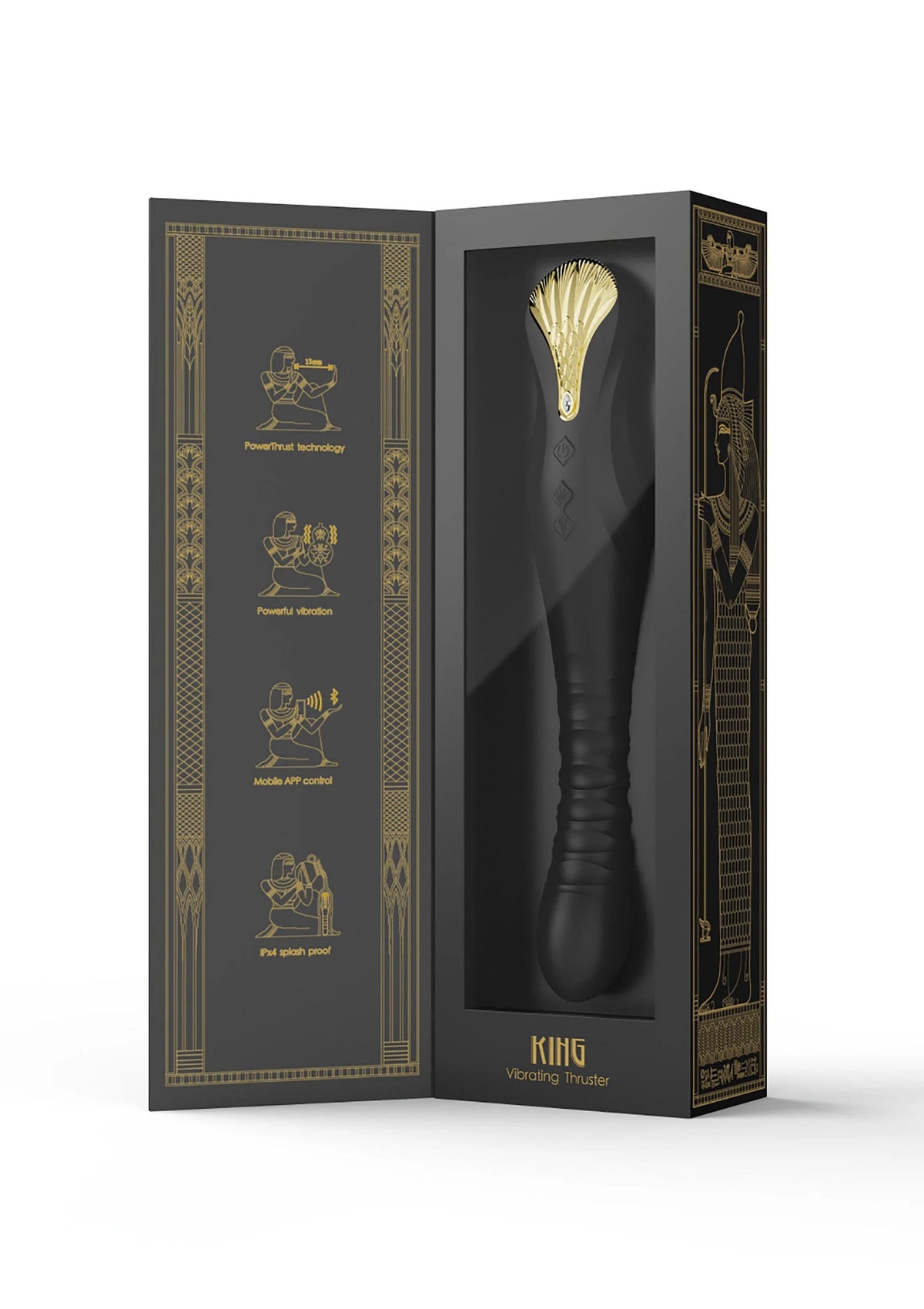 Bestel: King Thruster Black by Zalo - bij Happytoys: de erotische sex webshop | liever Happy dan Easy ⭐⭐⭐⭐⭐