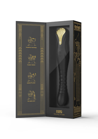 Bestel: King Thruster Black by Zalo - bij Happytoys: de erotische sex webshop | liever Happy dan Easy ⭐⭐⭐⭐⭐
