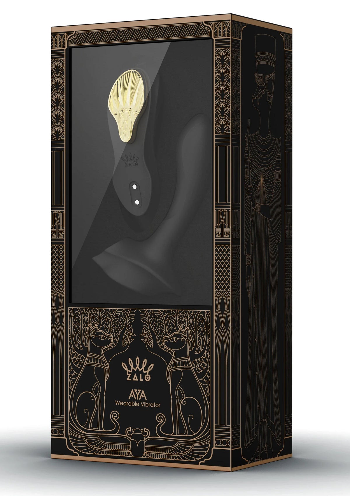 Bestel: Aya Wearable Vibrator Black by Zalo - bij Happytoys: de erotische sex webshop | liever Happy dan Easy ⭐⭐⭐⭐⭐