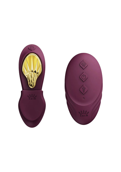 Bestel: Aya Wearable Vibrator Purple by Zalo - bij Happytoys: de erotische sex webshop | liever Happy dan Easy ⭐⭐⭐⭐⭐