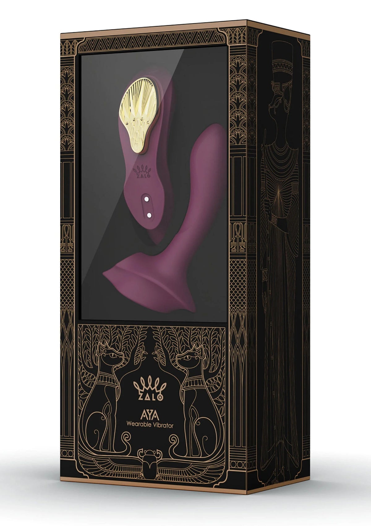 Bestel: Aya Wearable Vibrator Black by Zalo - bij Happytoys: de erotische sex webshop | liever Happy dan Easy ⭐⭐⭐⭐⭐
