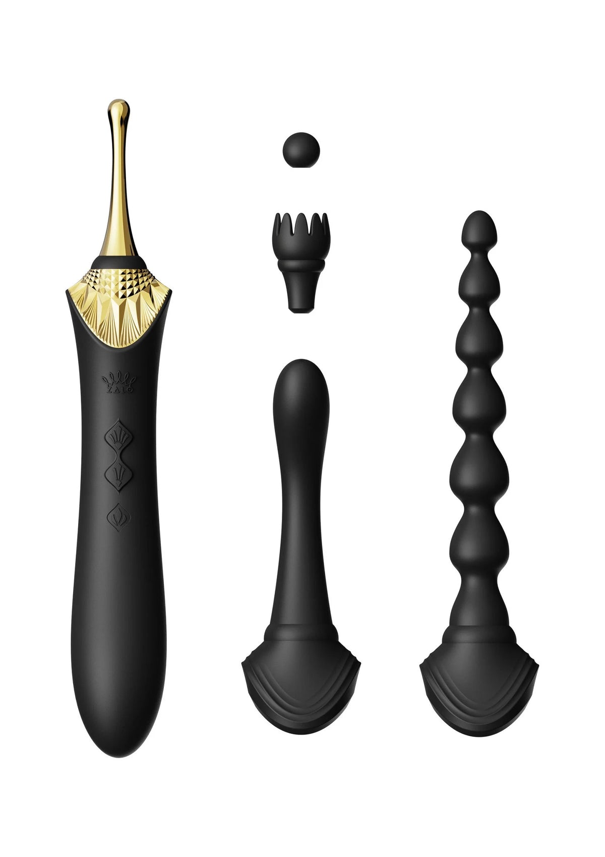 Bestel: Bess 2 Clitoral Vibrator by Zalo - bij Happytoys: de erotische sex webshop | liever Happy dan Easy ⭐⭐⭐⭐⭐ - Zwart - 25509 - BLACK
