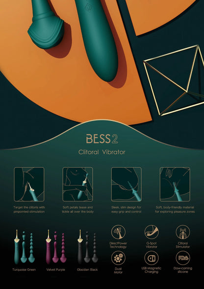 Bestel: Bess 2 Clitoral Vibrator by Zalo - bij Happytoys: de erotische sex webshop | liever Happy dan Easy ⭐⭐⭐⭐⭐