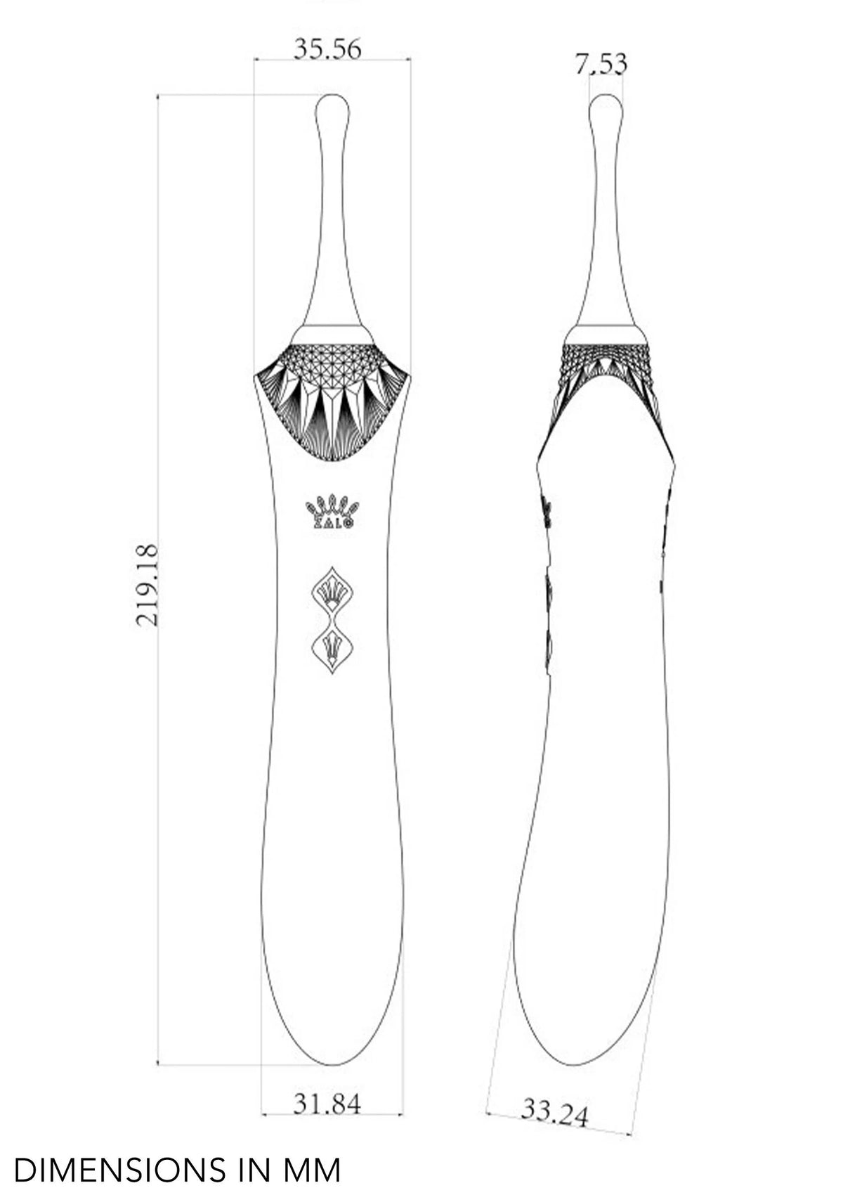 Bestel: Bess 2 Clitoral Vibrator by Zalo - bij Happytoys: de erotische sex webshop | liever Happy dan Easy ⭐⭐⭐⭐⭐
