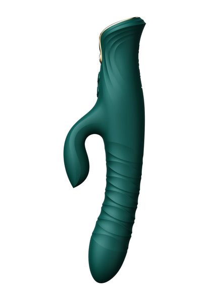 Bestel: Mose Rabbit Thruster+Heating Green By Zalo - bij Happytoys: de erotische sex webshop | liever Happy dan Easy ⭐⭐⭐⭐⭐