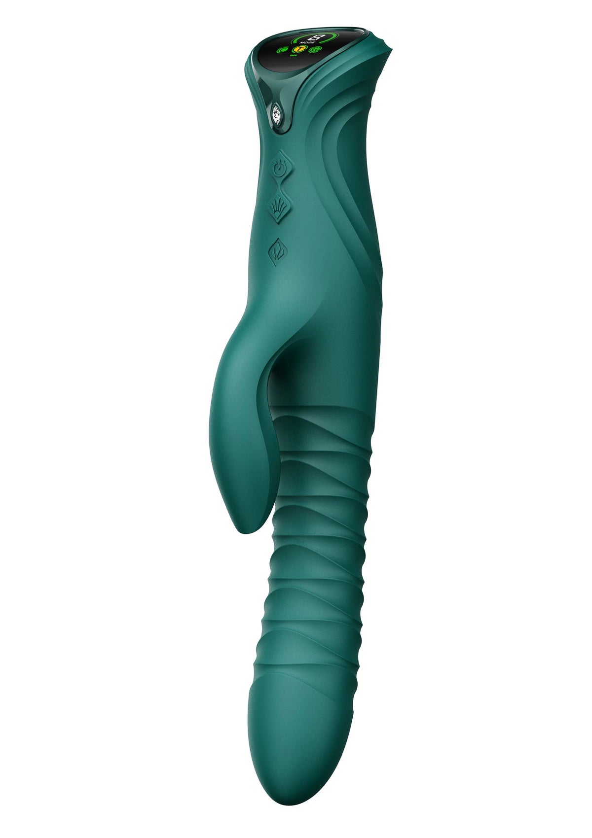 Bestel: Mose 2 Rabbit Thruster+Heating by Zalo - bij Happytoys: de erotische sex webshop | liever Happy dan Easy ⭐⭐⭐⭐⭐ - Groen - 25513 - GREEN