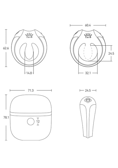 Bestel: Apis Vibrating Couples Ring by Zalo - bij Happytoys: de erotische sex webshop | liever Happy dan Easy ⭐⭐⭐⭐⭐