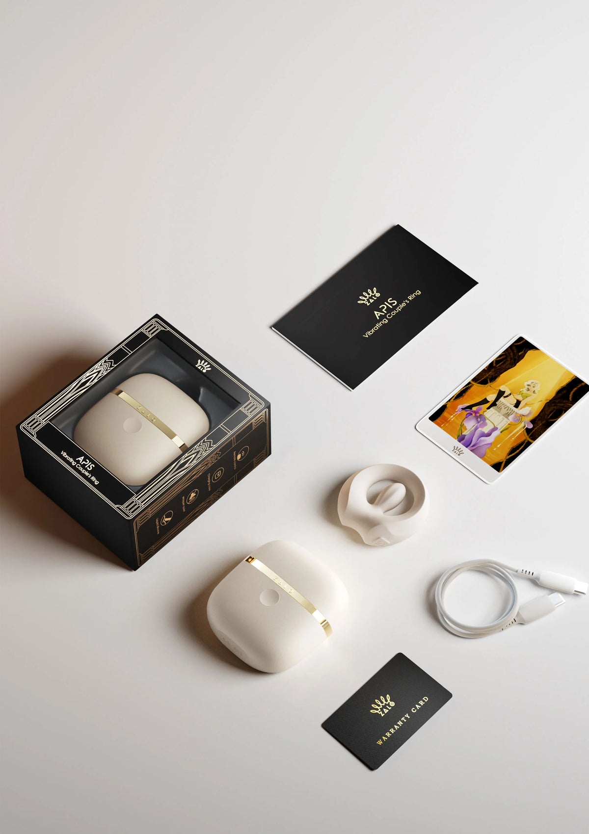 Bestel: Apis Vibrating Couples Ring by Zalo - bij Happytoys: de erotische sex webshop | liever Happy dan Easy ⭐⭐⭐⭐⭐