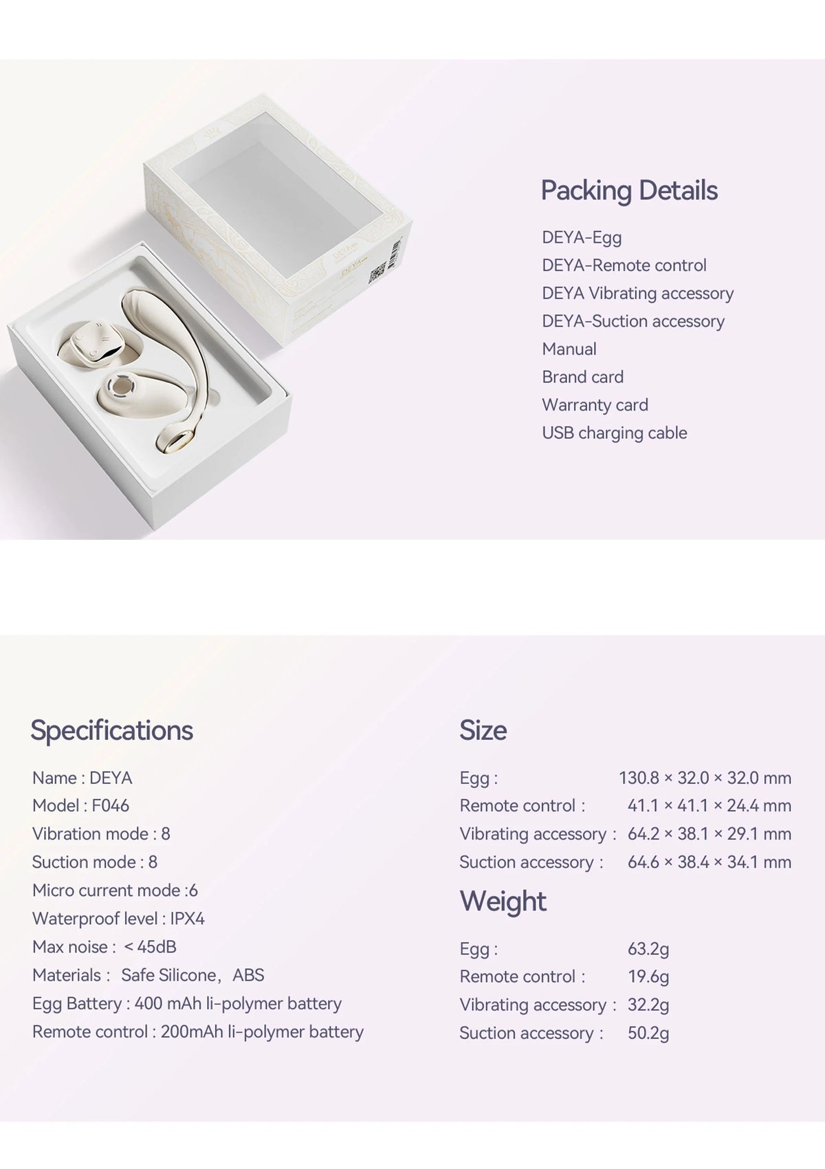 Bestel: Deya Wearable Panty Vibrator by Zalo - bij Happytoys: de erotische sex webshop | liever Happy dan Easy ⭐⭐⭐⭐⭐
