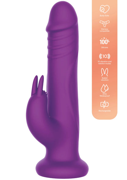 Bestel: Rotating Beads Rabbit Vibrator by Playhouse Delight - bij Happytoys: de erotische sex webshop | liever Happy dan Easy ⭐⭐⭐⭐⭐