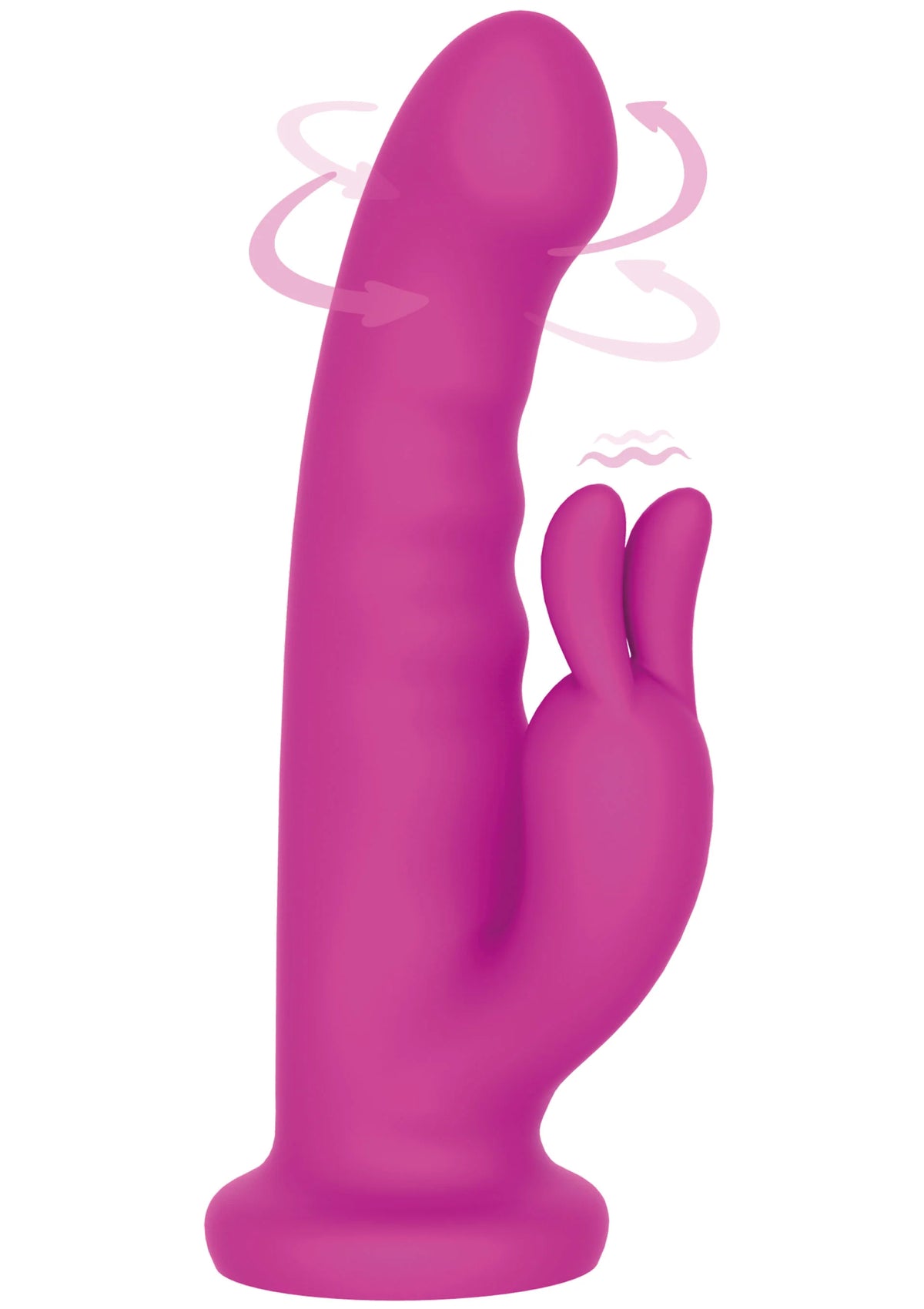 Bestel: Rotating Rabbit Vibrator by Playhouse Delight - bij Happytoys: de erotische sex webshop | liever Happy dan Easy ⭐⭐⭐⭐⭐ - Default Title - 25573 - PINK