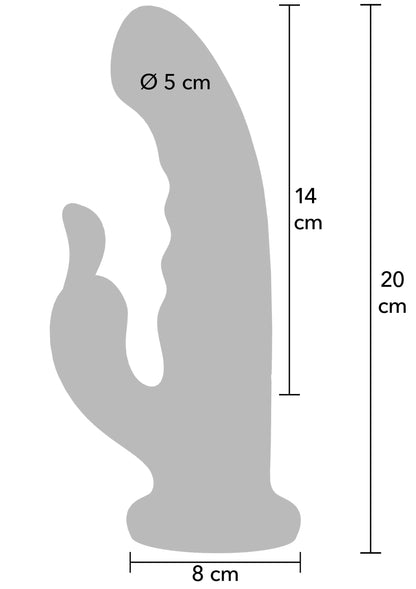 Bestel: Rotating Rabbit Vibrator by Playhouse Delight - bij Happytoys: de erotische sex webshop | liever Happy dan Easy ⭐⭐⭐⭐⭐