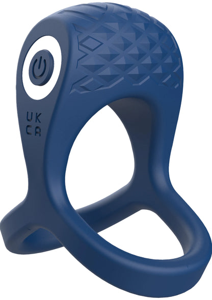 Bestel: Brutal Ring & Ball Cage Vibrating Couples Cock Ring by Playhouse - bij Happytoys: de erotische sex webshop | liever Happy dan Easy ⭐⭐⭐⭐⭐ - Default Title - 25601 - BLUE