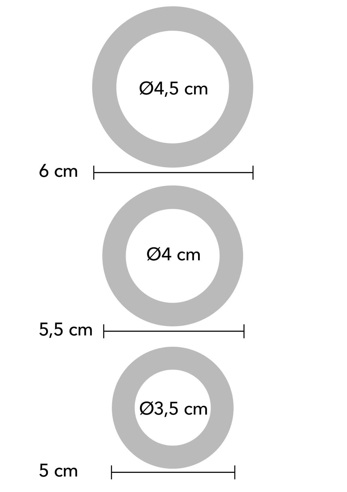 Bestel: Cock Ring Set 3pcs by Playhouse - bij Happytoys: de erotische sex webshop | liever Happy dan Easy ⭐⭐⭐⭐⭐