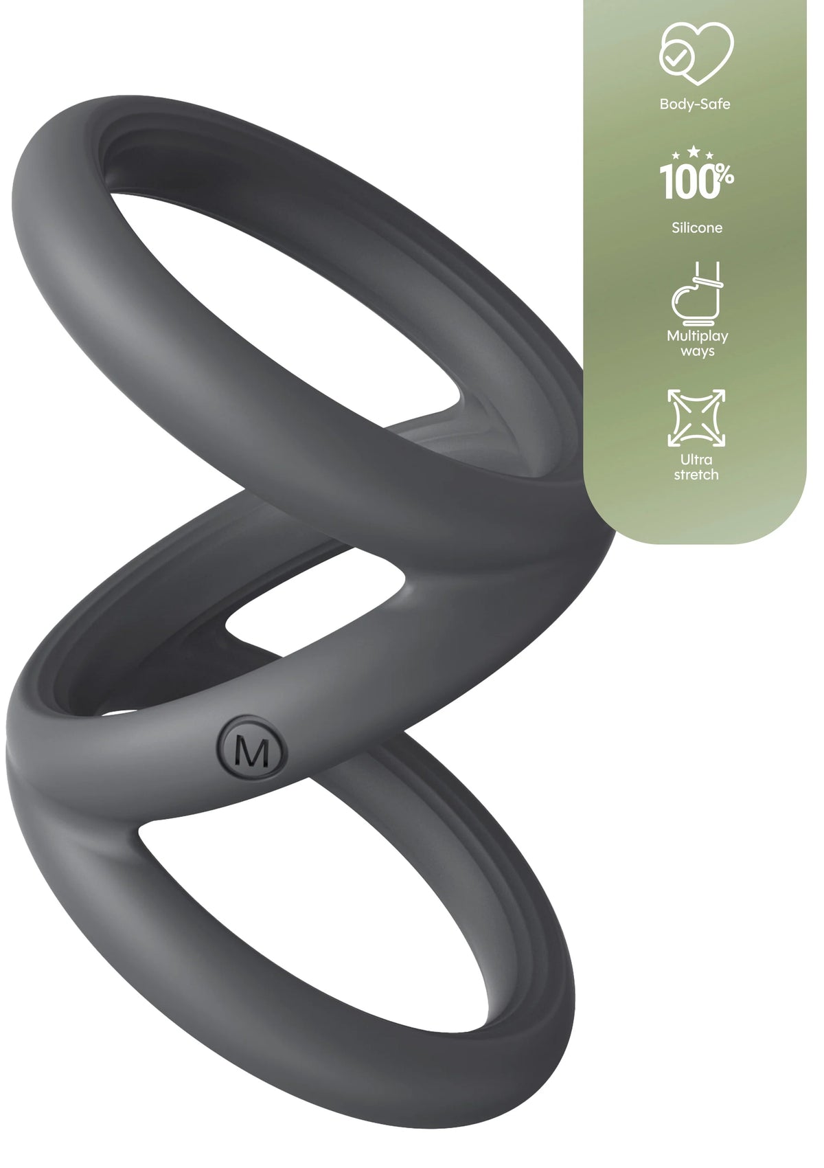 Bestel: Triple Cock & Ball Sling Medium by Playhouse Affinity - bij Happytoys: de erotische sex webshop | liever Happy dan Easy ⭐⭐⭐⭐⭐