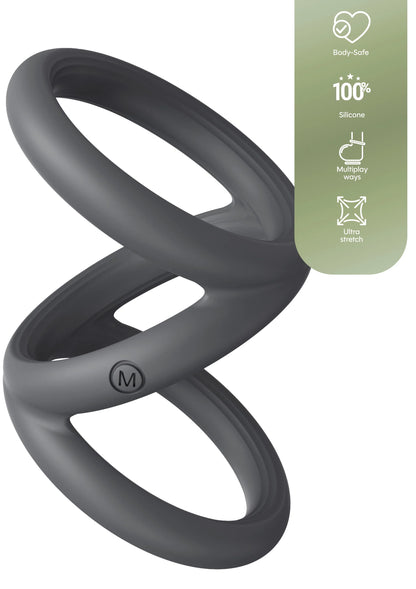 Bestel: Triple Cock & Ball Sling Medium by Playhouse Affinity - bij Happytoys: de erotische sex webshop | liever Happy dan Easy ⭐⭐⭐⭐⭐