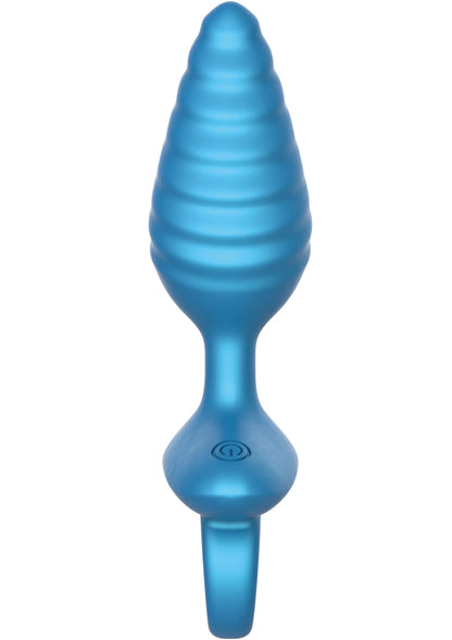 Bestel: Ribbed Anal Plug Vibrating + Remote by Playhouse - bij Happytoys: de erotische sex webshop | liever Happy dan Easy ⭐⭐⭐⭐⭐