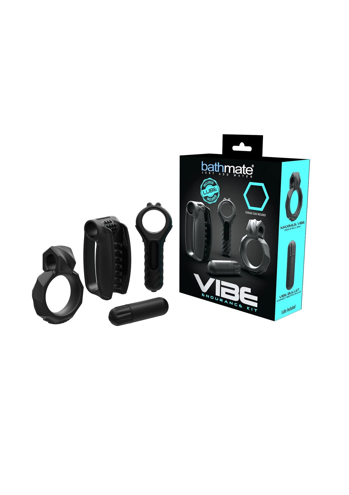Bestel: Vibe Endurance Kit 4pcs by Bathmate - bij Happytoys: de erotische sex webshop | liever Happy dan Easy ⭐⭐⭐⭐⭐