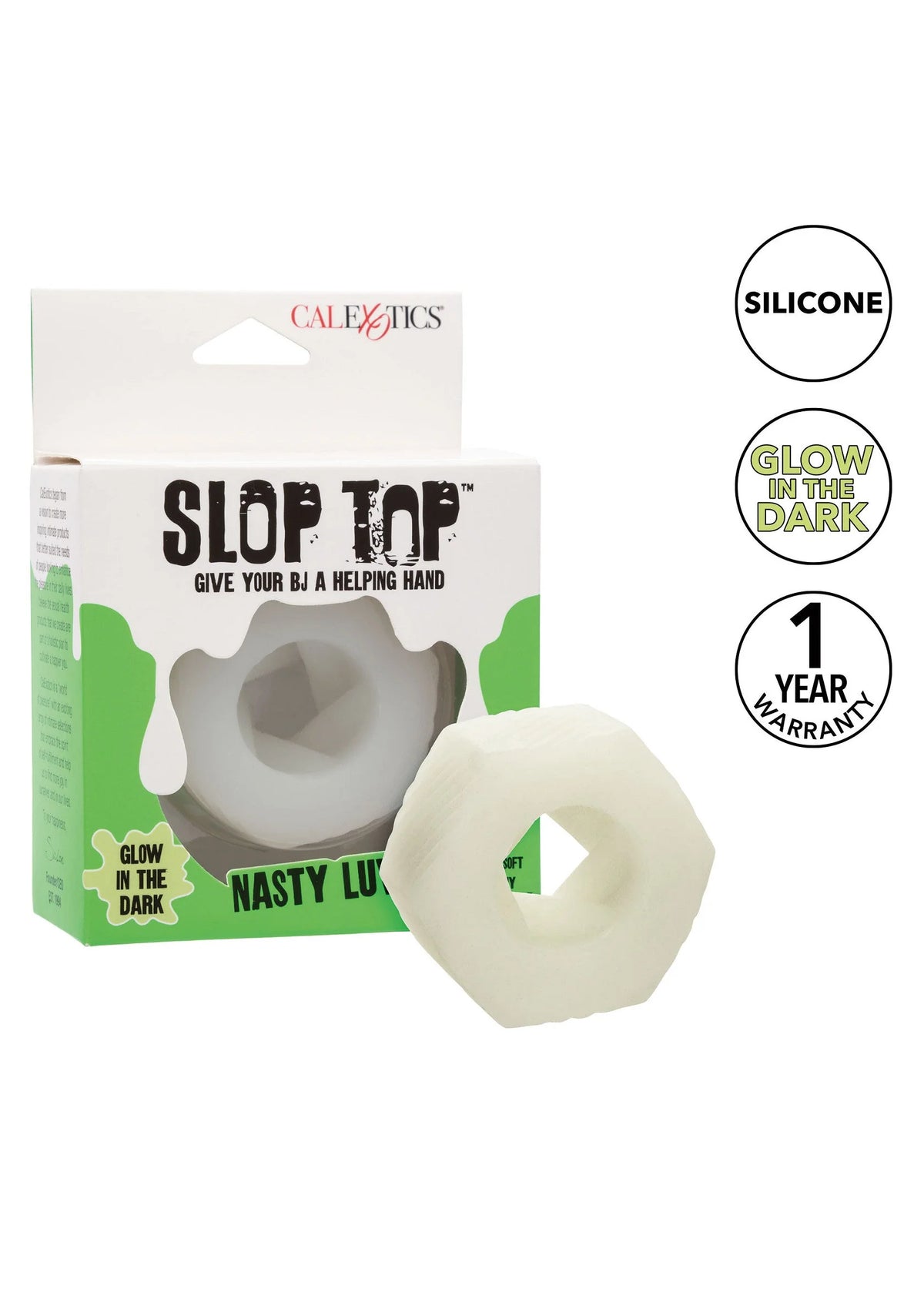 Bestel: Slop Top Nasty Luv Cockring by CalExotics - bij Happytoys: de erotische sex webshop | liever Happy dan Easy ⭐⭐⭐⭐⭐