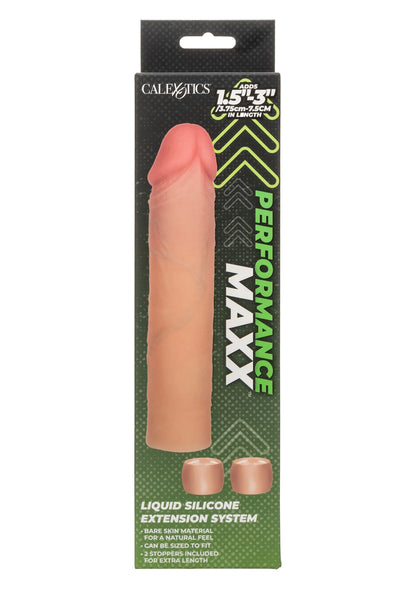 Bestel: Silicone Penis Extension System 20.25cm by CalExotics Performance Maxx - bij Happytoys: de erotische sex webshop | liever Happy dan Easy ⭐⭐⭐⭐⭐