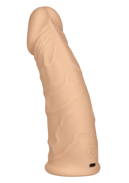 Bestel: Vibrating Extension 7 Inch 17.25cm - bij Happytoys: de erotische sex webshop | liever Happy dan Easy ⭐⭐⭐⭐⭐ - Default Title - 27629 - CARAMEL