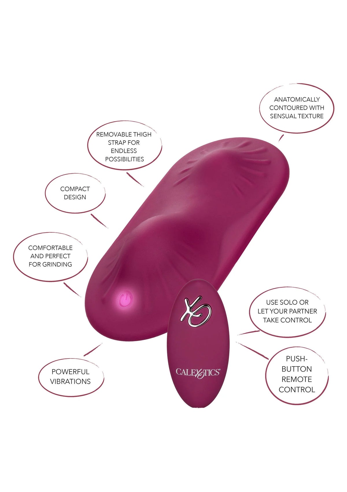 Bestel: Remote Control Grinder by CalExotics - bij Happytoys: de erotische sex webshop | liever Happy dan Easy ⭐⭐⭐⭐⭐