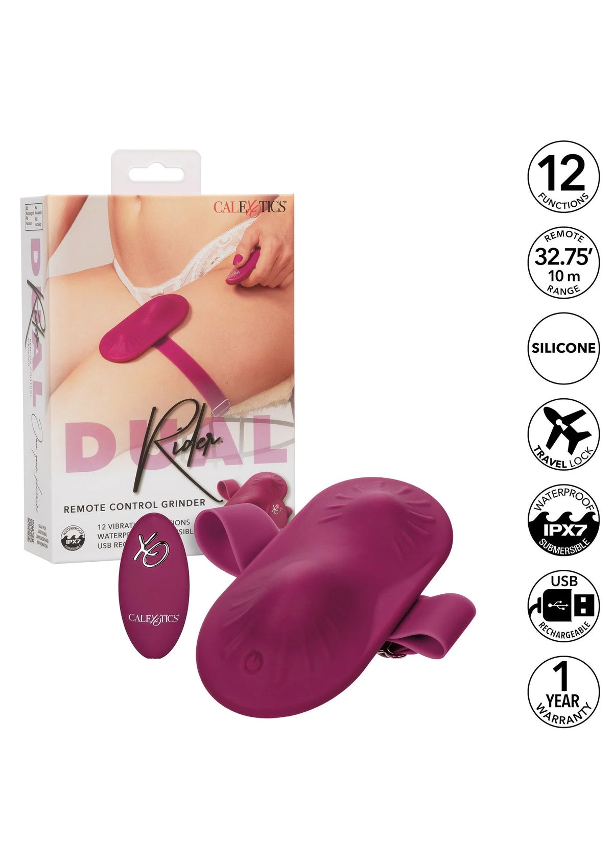 Bestel: Remote Control Grinder by CalExotics - bij Happytoys: de erotische sex webshop | liever Happy dan Easy ⭐⭐⭐⭐⭐