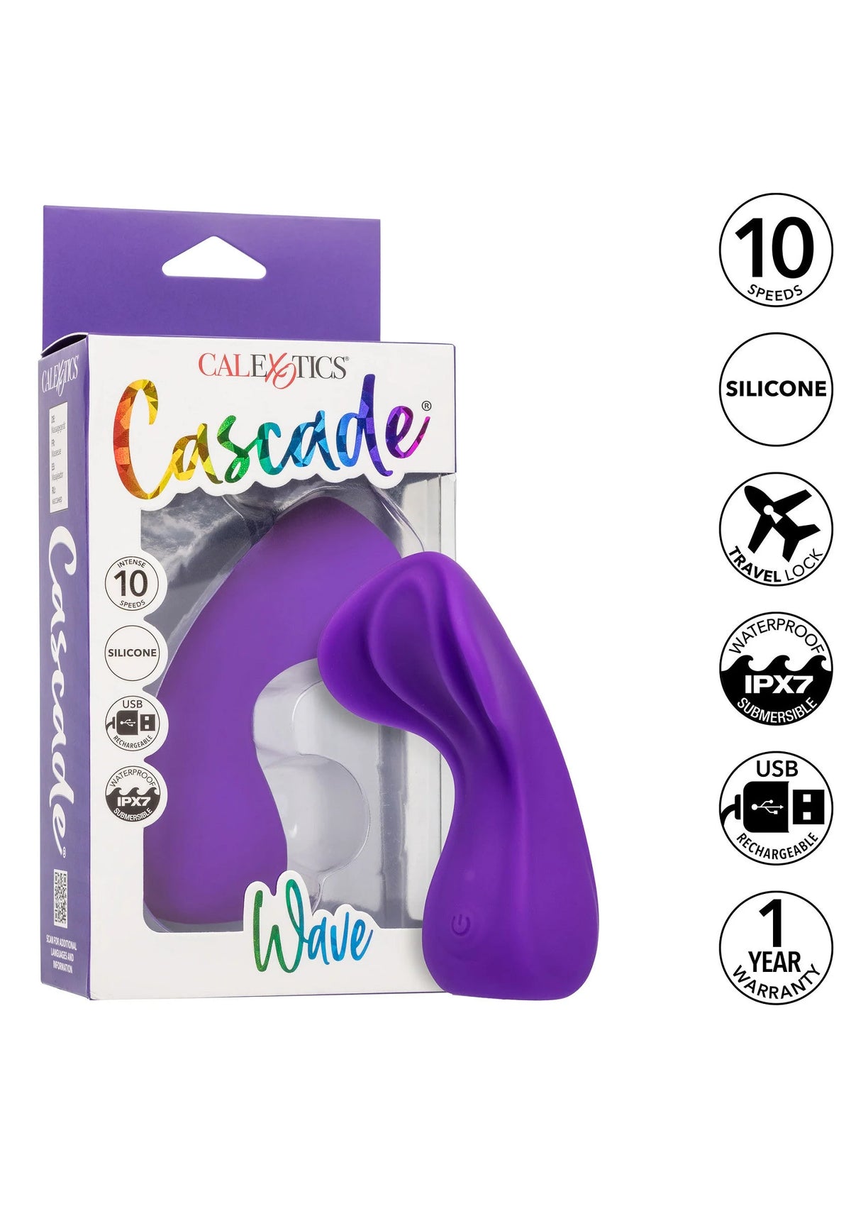 Bestel: Cascade Wave by CalExotics - bij Happytoys: de erotische sex webshop | liever Happy dan Easy ⭐⭐⭐⭐⭐