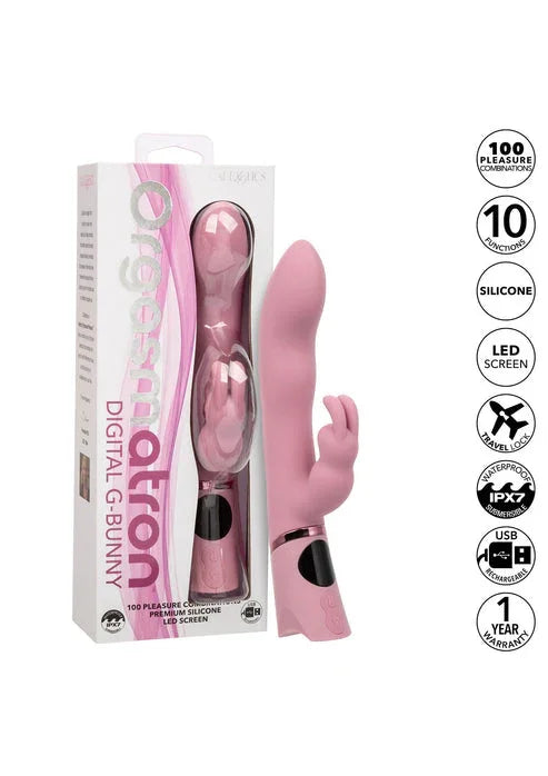 Orgasmatron Digital G-Bunny by CalExotics - Happytoys Sexshop: online sex shop for Feeling Happy & Easy 😊 - Discreet geleverd