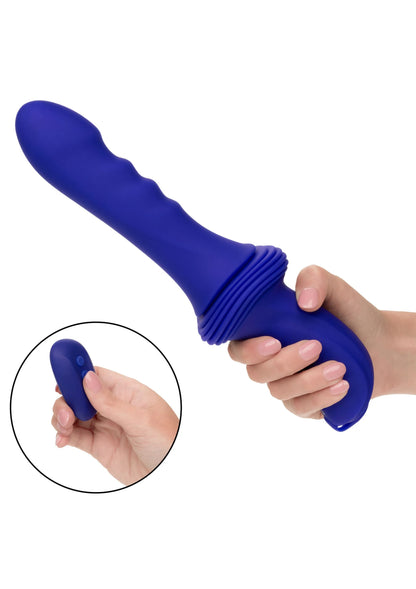 Bestel: Sex Machine Ridged Thruster Purple by CalExotics - bij Happytoys: de erotische sex webshop | liever Happy dan Easy ⭐⭐⭐⭐⭐