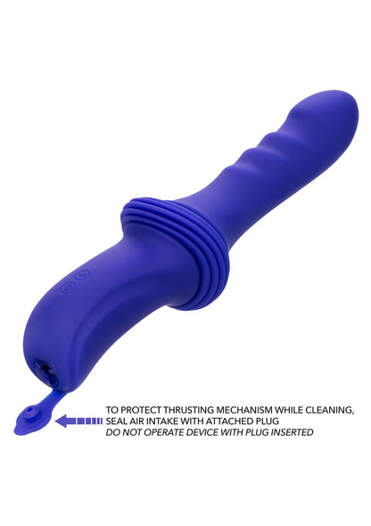 Bestel: Sex Machine Ridged Thruster Purple by CalExotics - bij Happytoys: de erotische sex webshop | liever Happy dan Easy ⭐⭐⭐⭐⭐