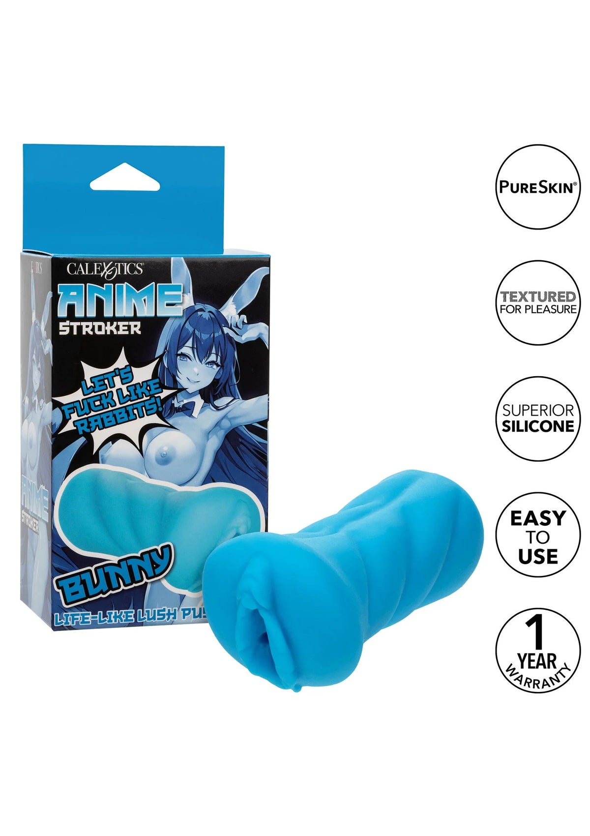 Bestel: Stroker Bunny by CalExotics - bij Happytoys: de erotische sex webshop | liever Happy dan Easy ⭐⭐⭐⭐⭐