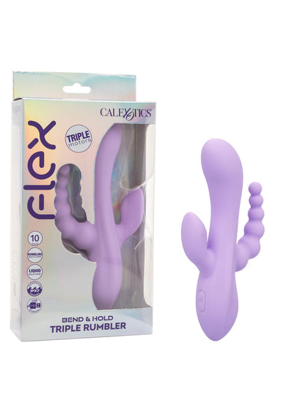 Bend & Hold Triple Rumbler Vibrator by CalExotics