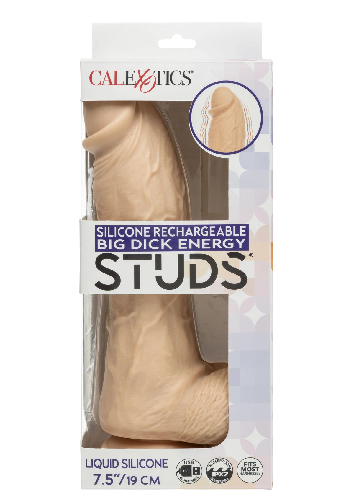 Bestel: Big Dick Vibrating Energy Studs by CalExotics Studs - bij Happytoys: de erotische sex webshop | liever Happy dan Easy ⭐⭐⭐⭐⭐