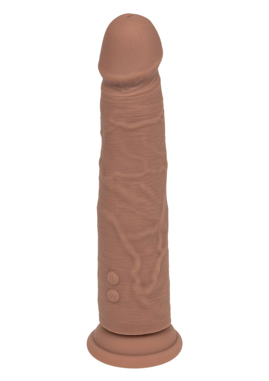 Bestel: Vibrating & Thrusting Silicone Studs Vibrator by CalExotics Studs - bij Happytoys: de erotische sex webshop | liever Happy dan Easy ⭐⭐⭐⭐⭐ - Bruin - 27820 - BROWN