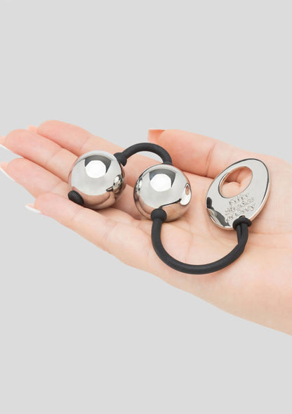 Bestel: Inner Goddess Silver Pleasure Balls 331g by Fifty Shades of Grey - bij Happytoys: de erotische sex webshop | liever Happy dan Easy ⭐⭐⭐⭐⭐