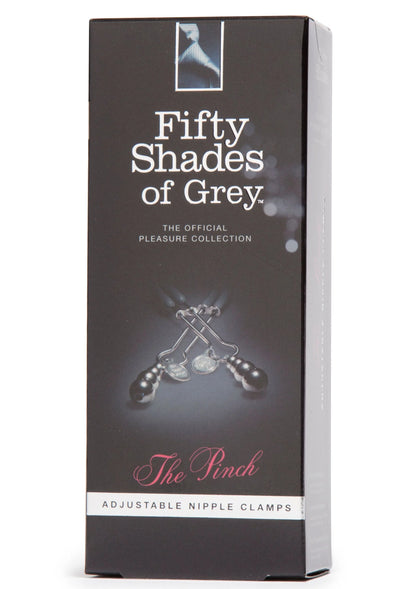 Bestel: The Pinch Adjustable Nipple Clamps by Fifty Shades of Grey - bij Happytoys: de erotische sex webshop | liever Happy dan Easy ⭐⭐⭐⭐⭐