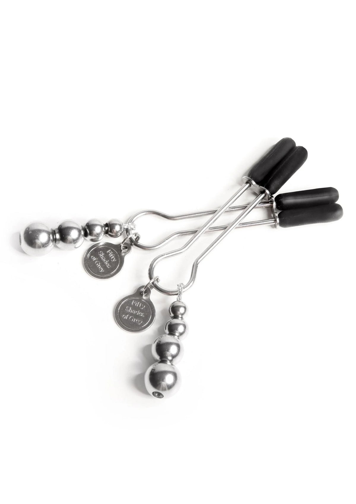 Bestel: The Pinch Adjustable Nipple Clamps by Fifty Shades of Grey - bij Happytoys: de erotische sex webshop | liever Happy dan Easy ⭐⭐⭐⭐⭐