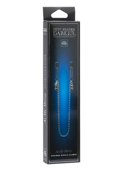 Bestel: At My Mercy Beaded Chain Nipple Clamps Fifty Shades Darker - bij Happytoys: de erotische sex webshop | liever Happy dan Easy ⭐⭐⭐⭐⭐