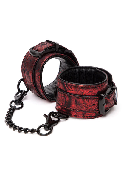 Bestel: Reverse PU Leather Wrist Cuffs by Fifty Shades Of Grey - bij Happytoys: de erotische sex webshop | liever Happy dan Easy ⭐⭐⭐⭐⭐ - Default Title - 29052 - RED